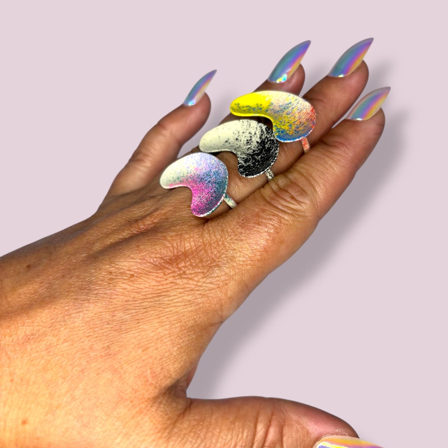 Bloom Bent Ellipse Satellite Ring