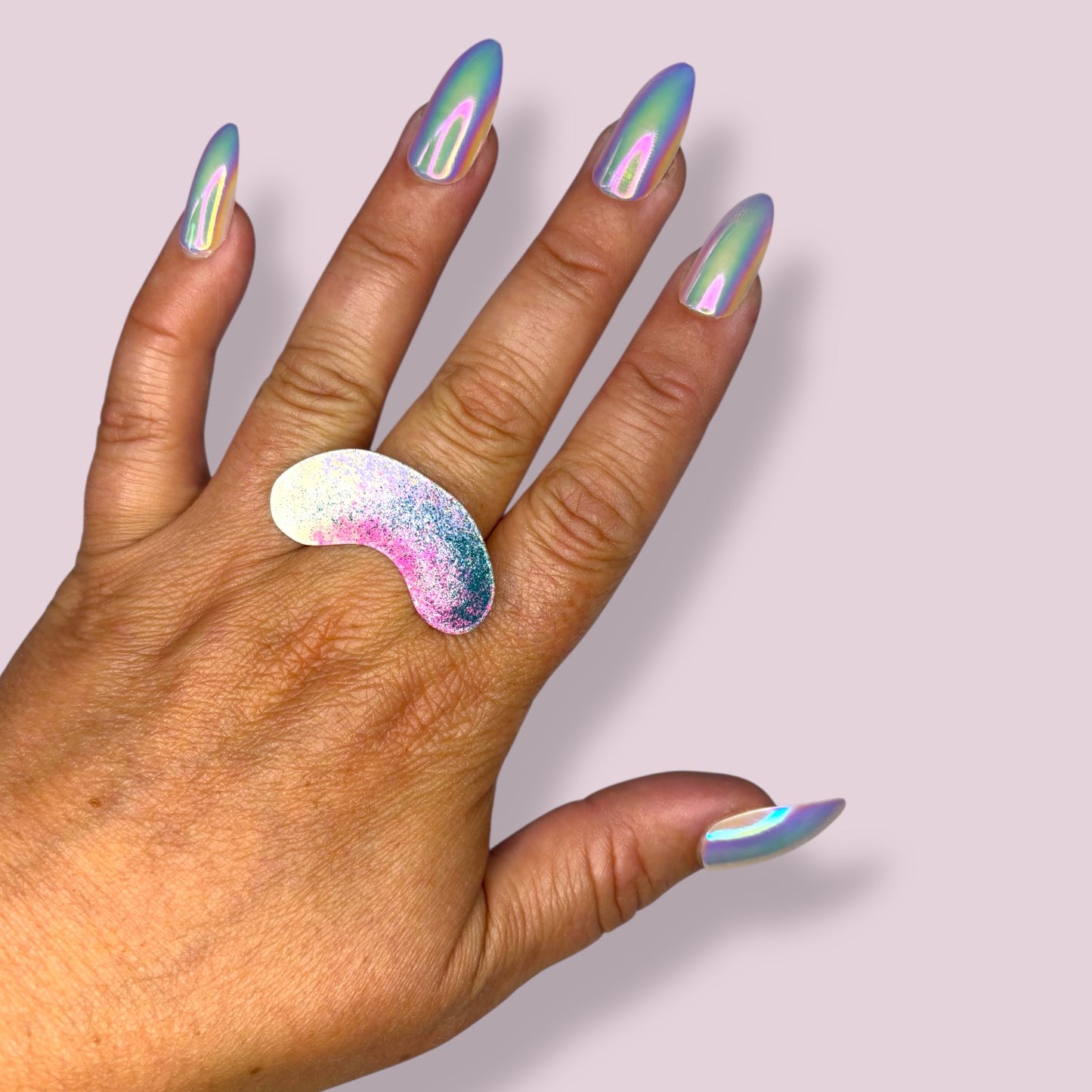 Bloom Bent Ellipse Satellite Ring