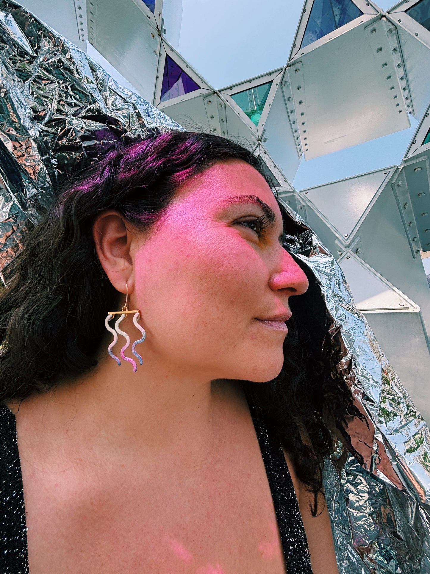 Bloom Triple Wavelength Dangle Earrings