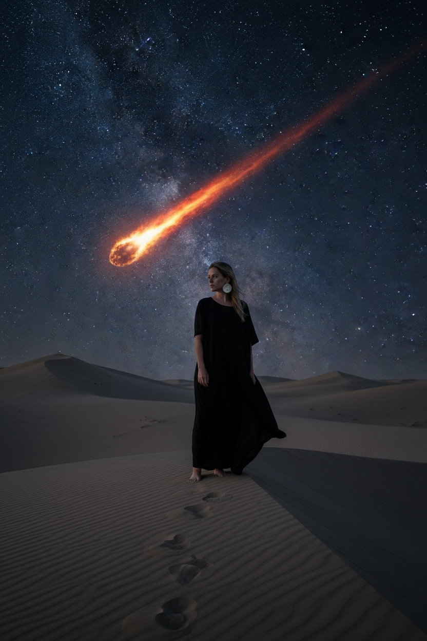 OOAK Void Space Specimen Satellite Earrings 01