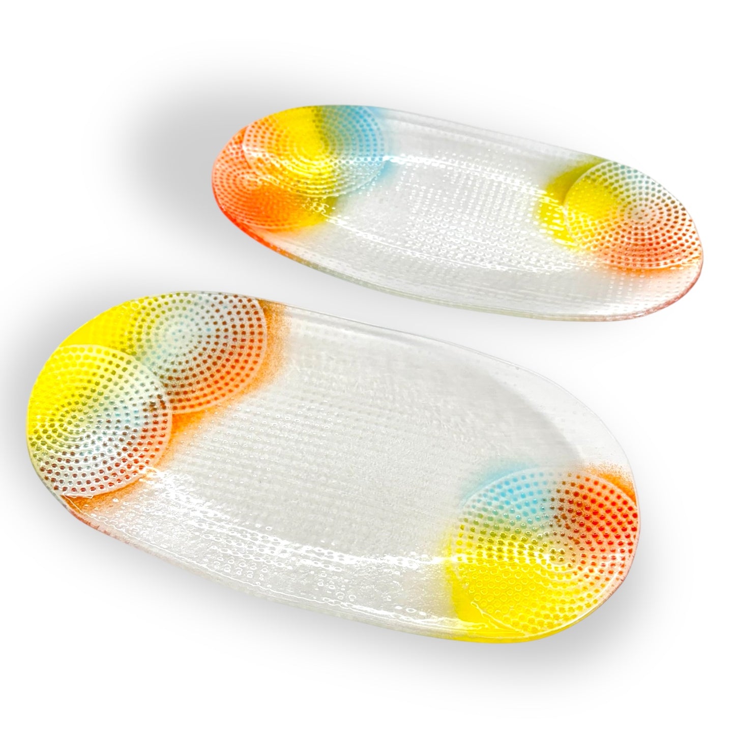 Pixelated Oval Plate