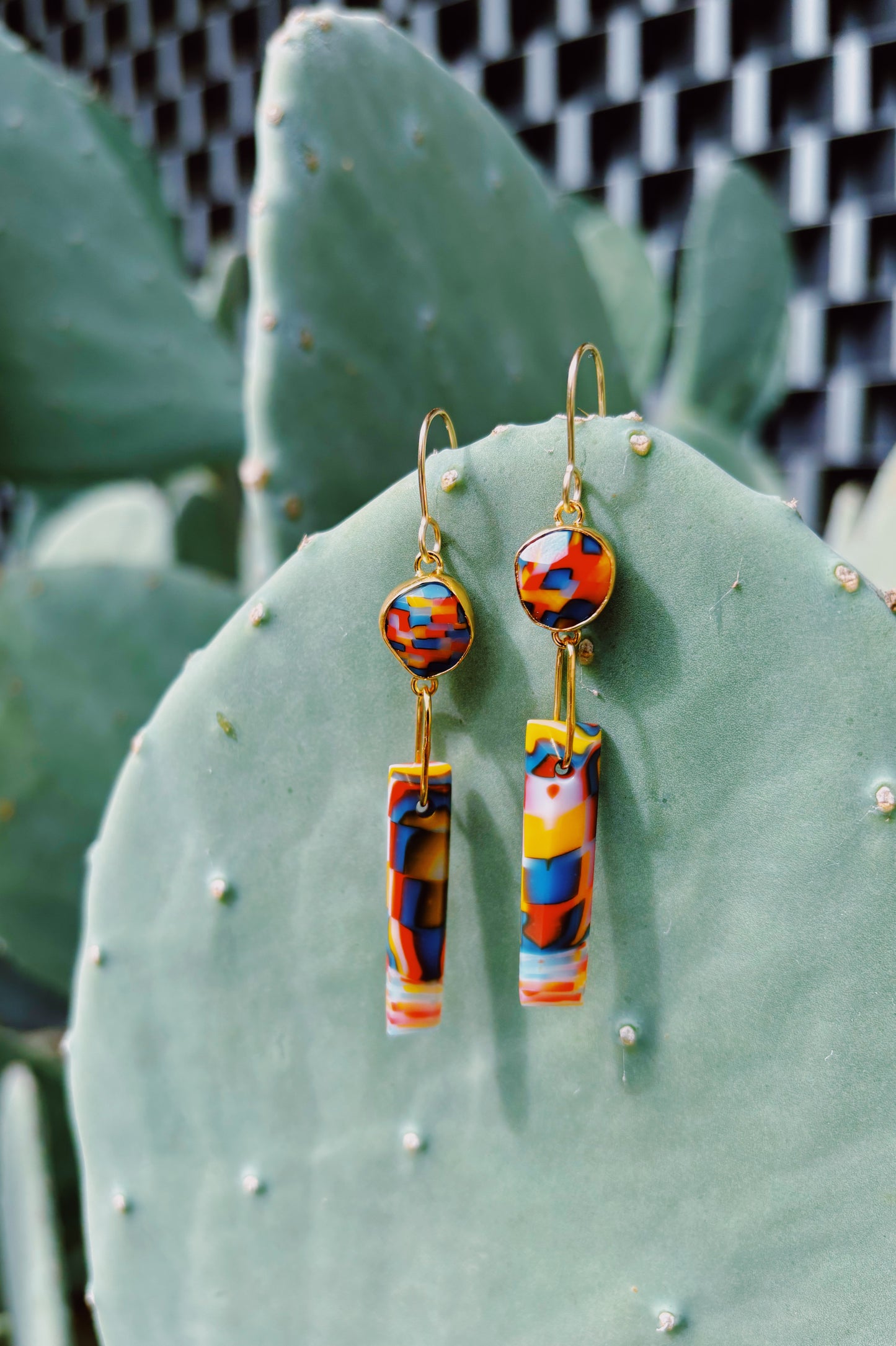 OOAK Space Specimen Earrings 04