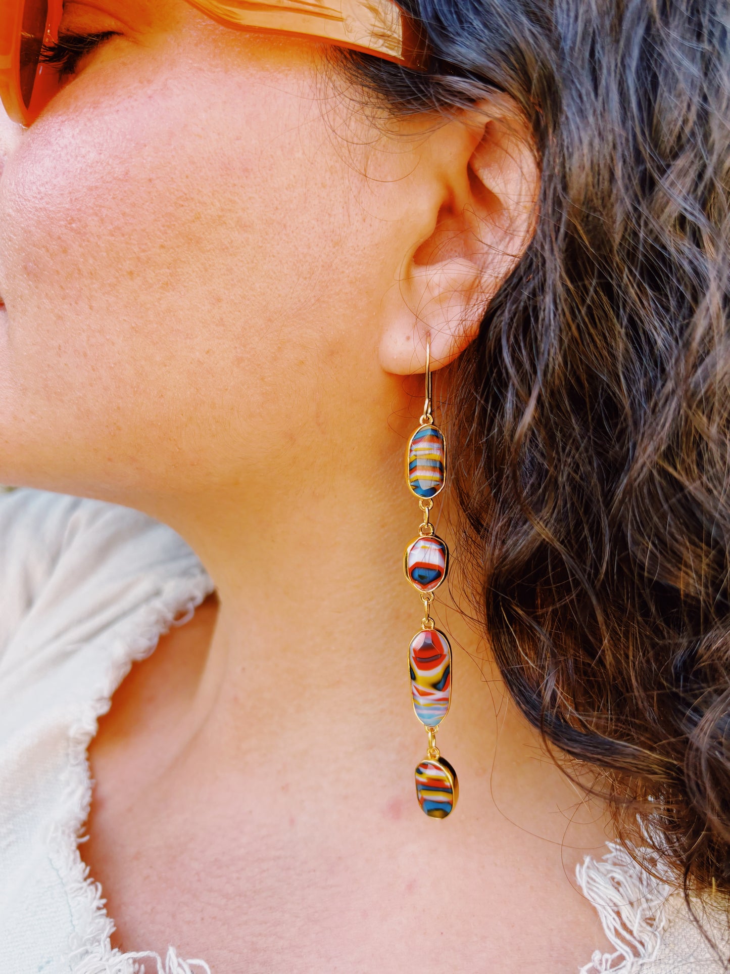 OOAK Space Specimen Earrings 02