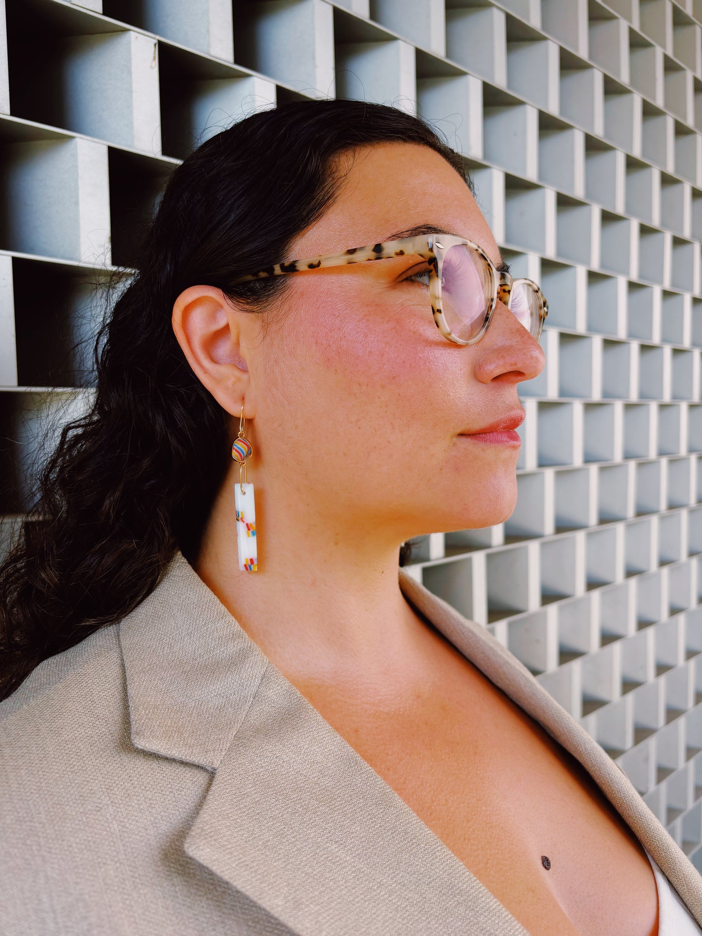 OOAK Space Specimen Earrings 03