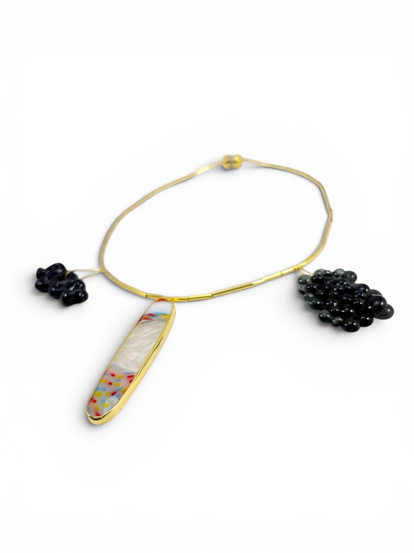 Space Snake, Space Slime and Crystal Growth Necklace