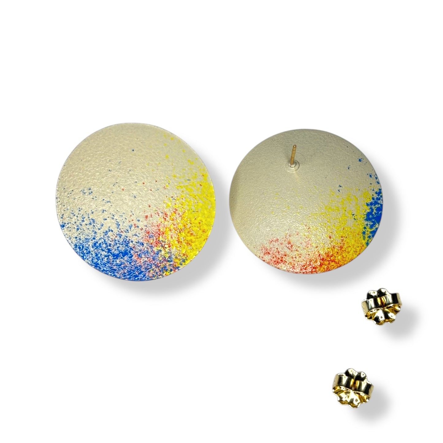 Vivid Round Satellite Earrings