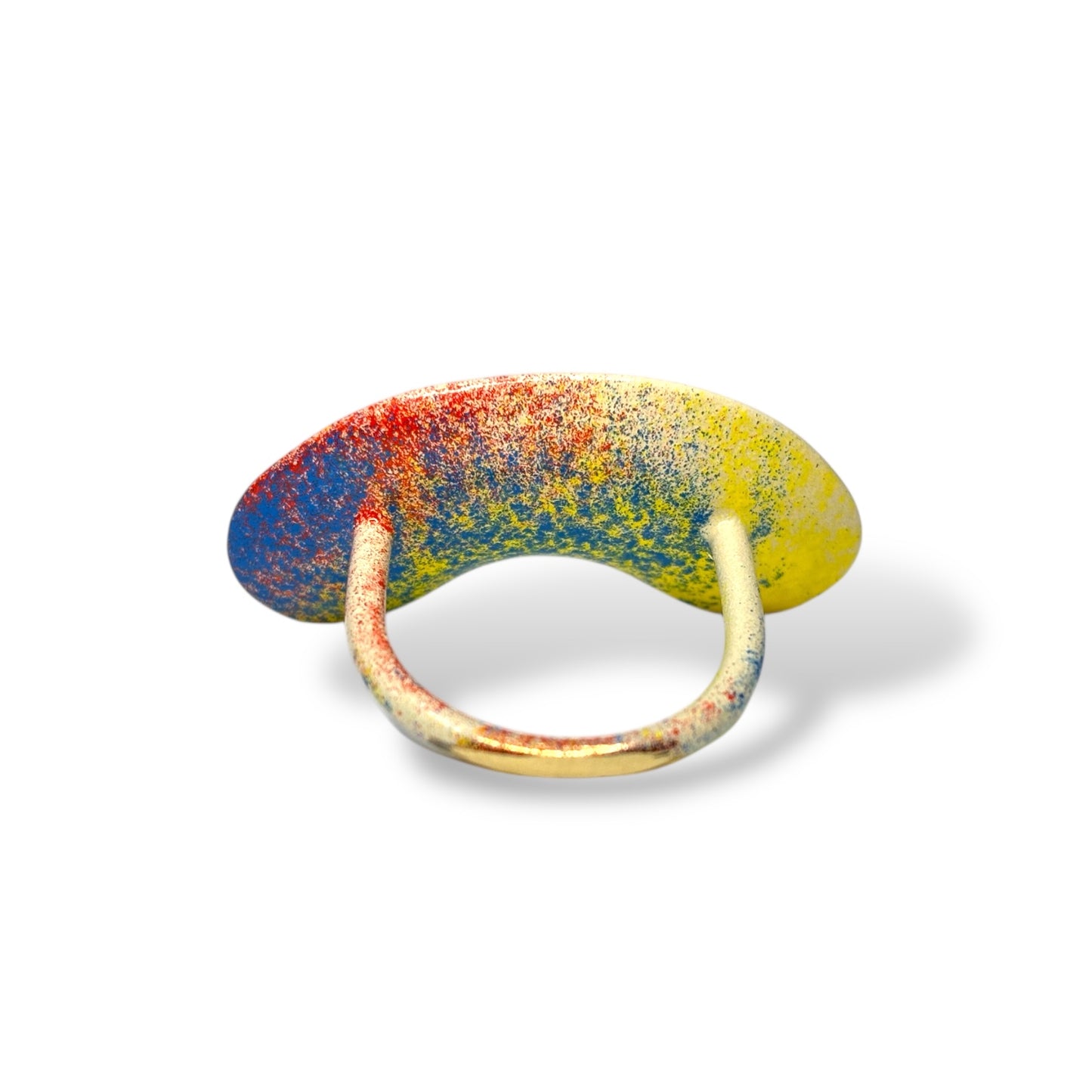 Vivid Bent Ellipse Satellite Ring