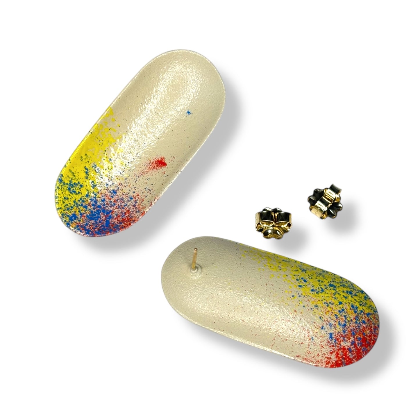 Vivid Ellipse Satellite Earrings