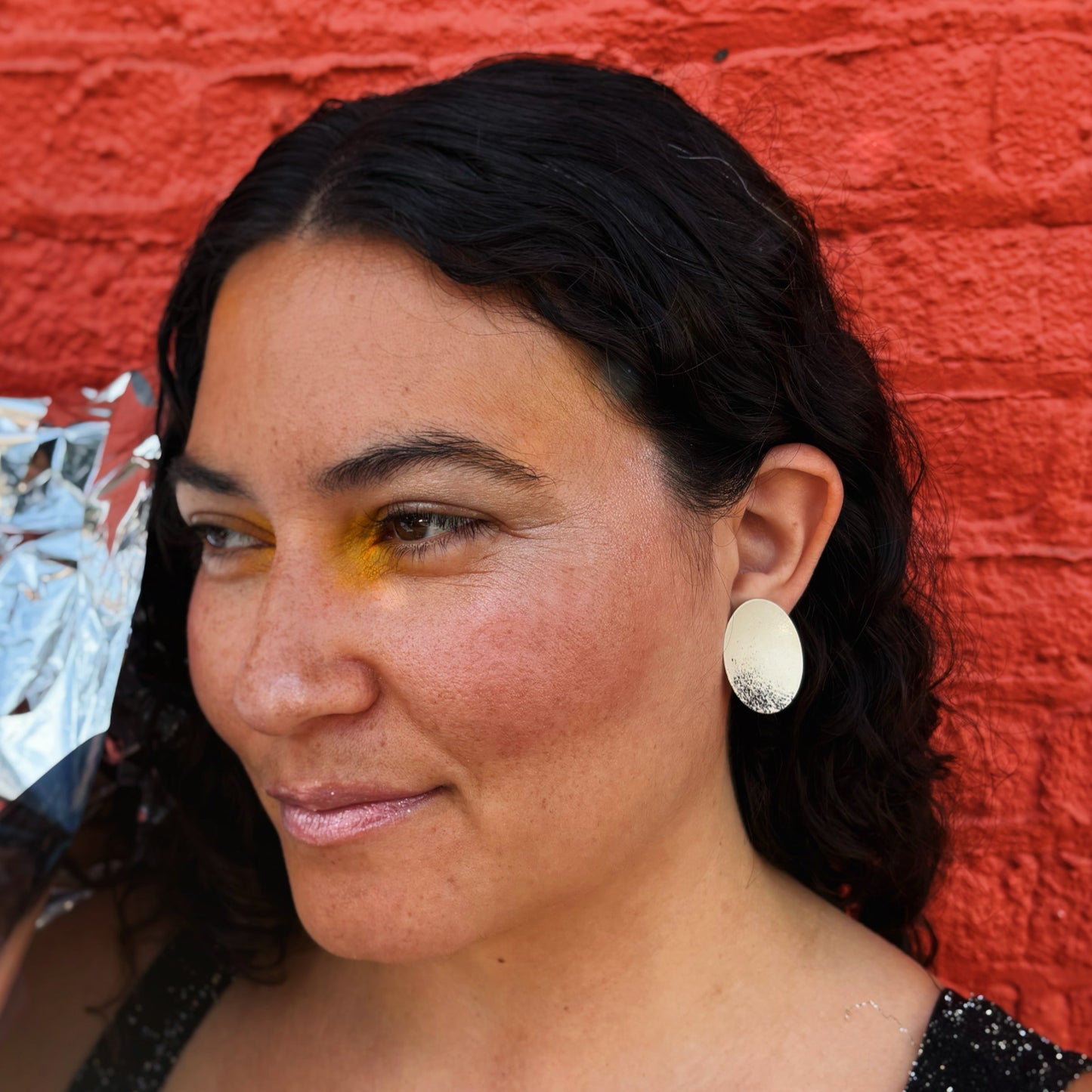 Void Round Satellite Earrings