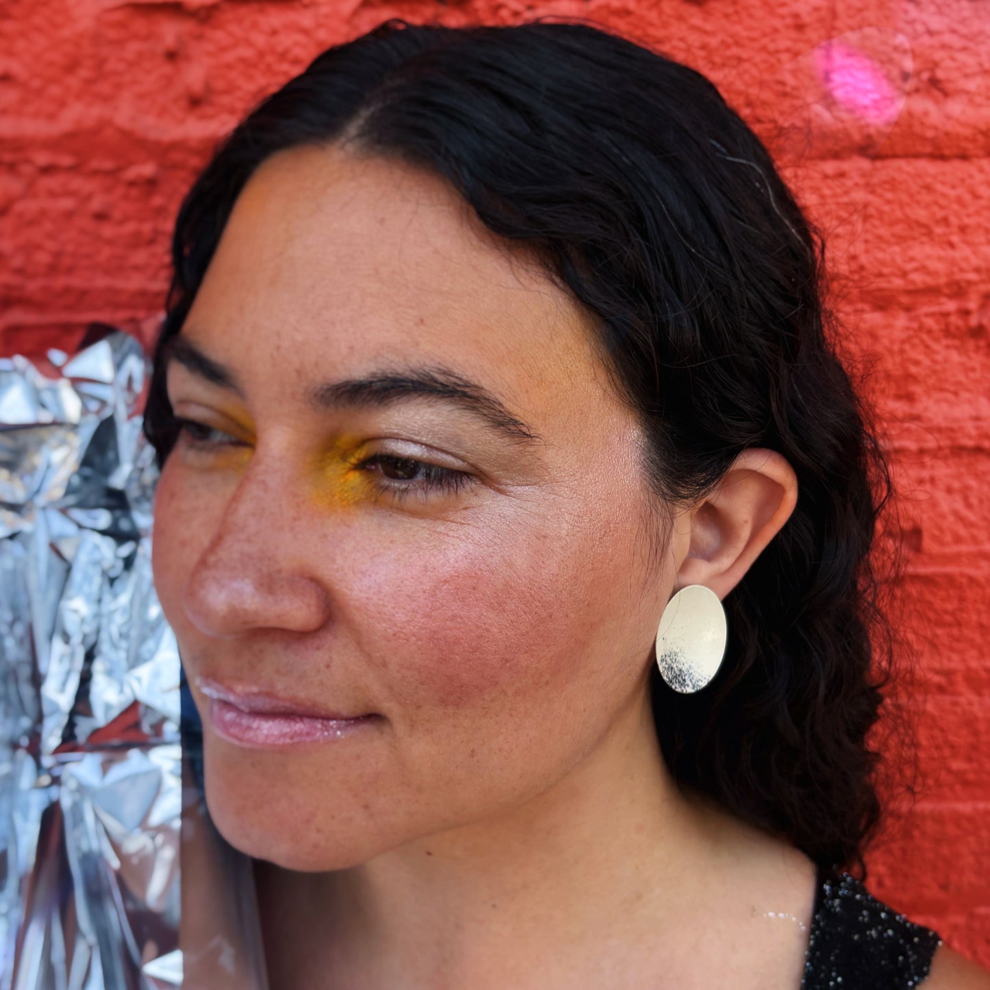 Void Round Satellite Earrings