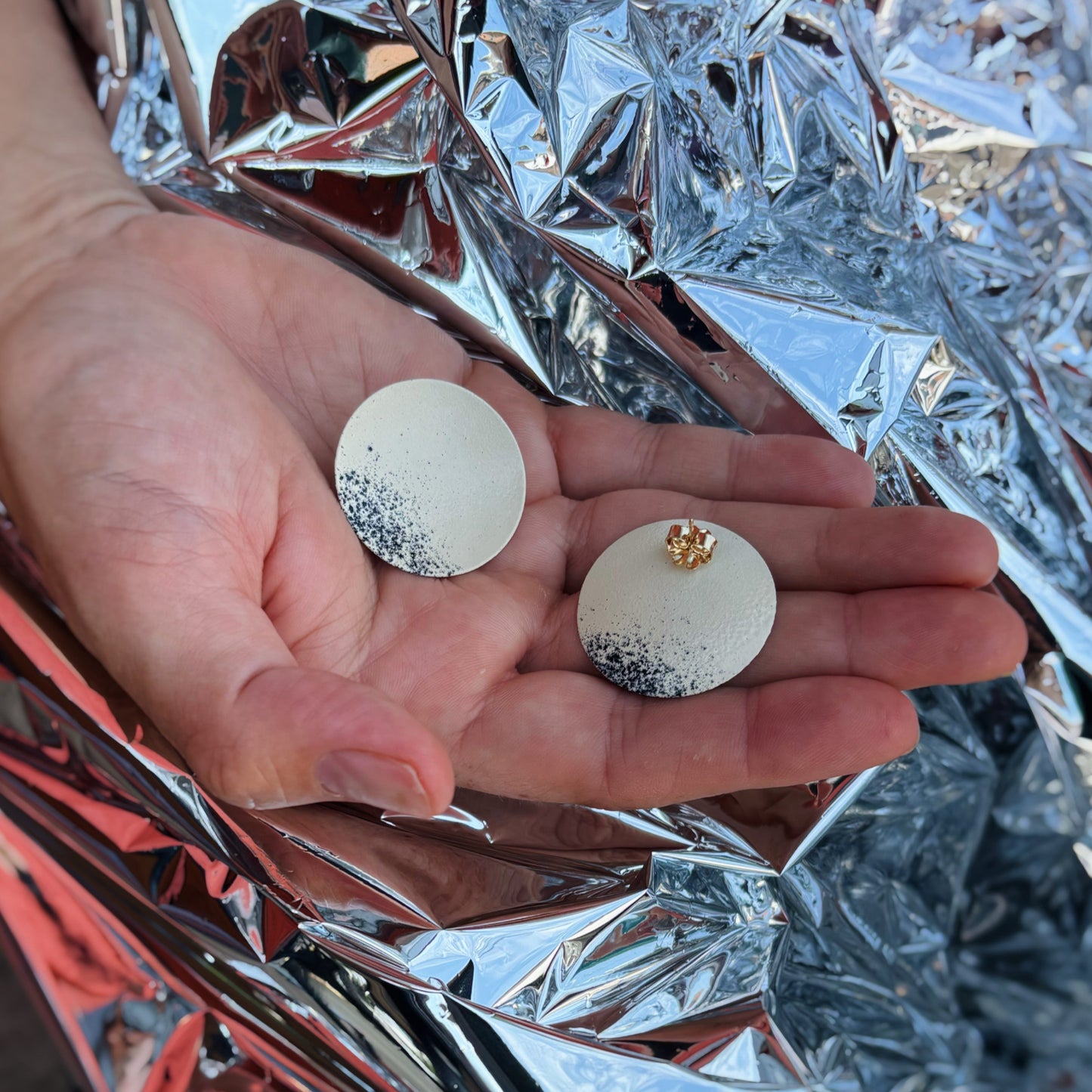 Void Round Satellite Earrings