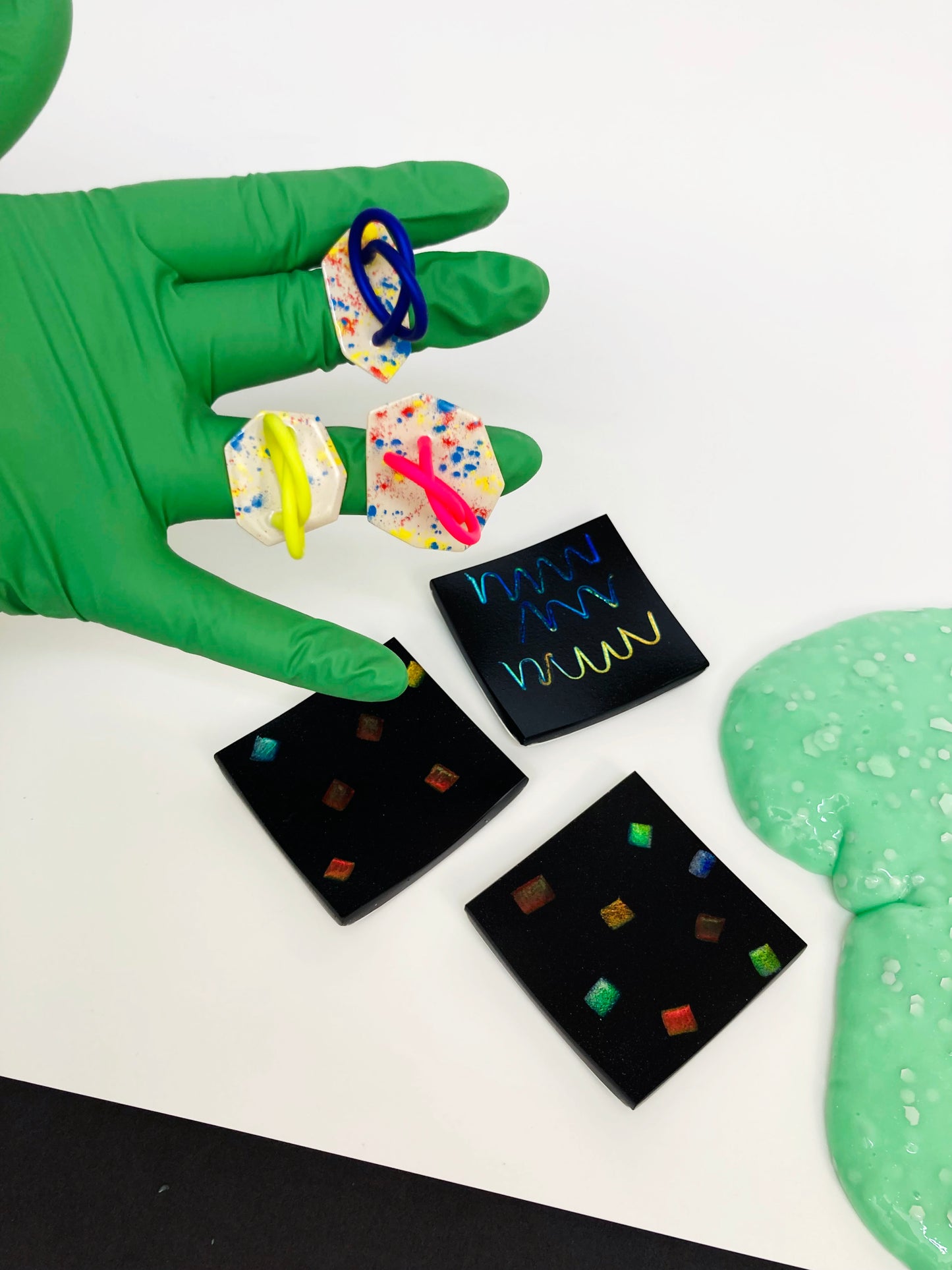 Speckled Cosmic Jewelry Catch