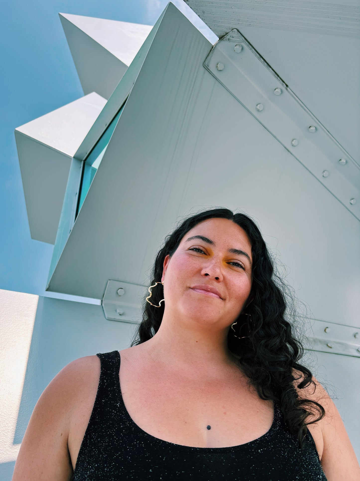 14k Goldplated Wavelength Hoops