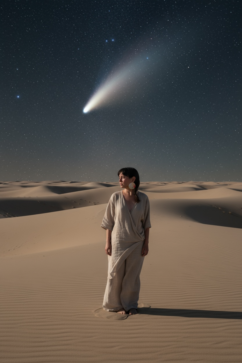 OOAK Vivid Space Specimen Satellite Earrings 02