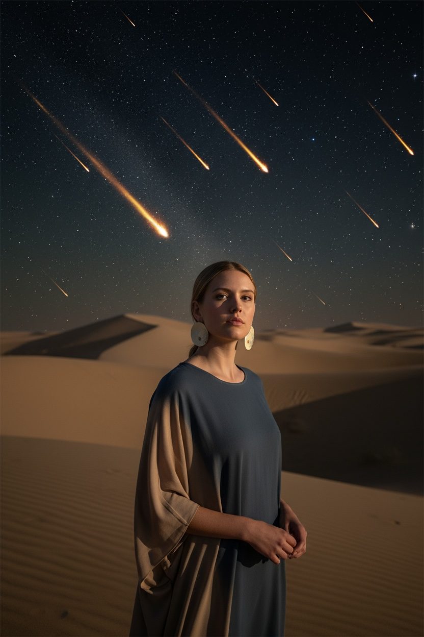 OOAK Void Space Specimen Satellite Earrings 01