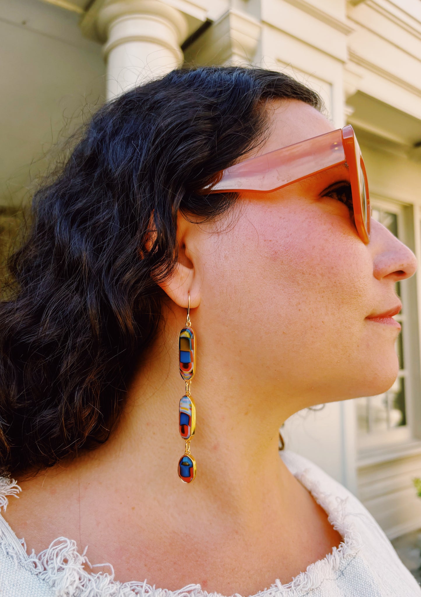 OOAK Space Specimen Earrings 02