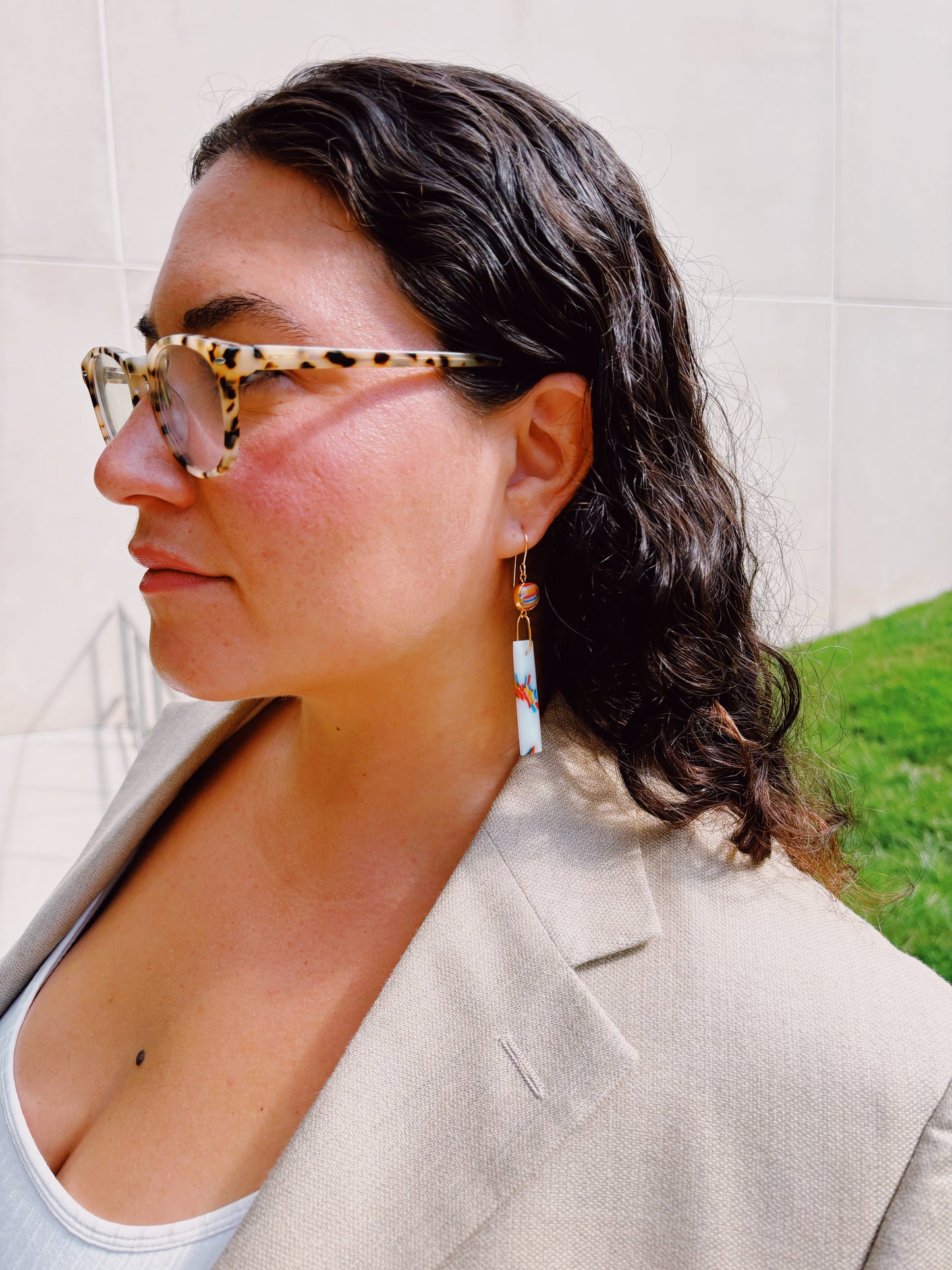 OOAK Space Specimen Earrings 03