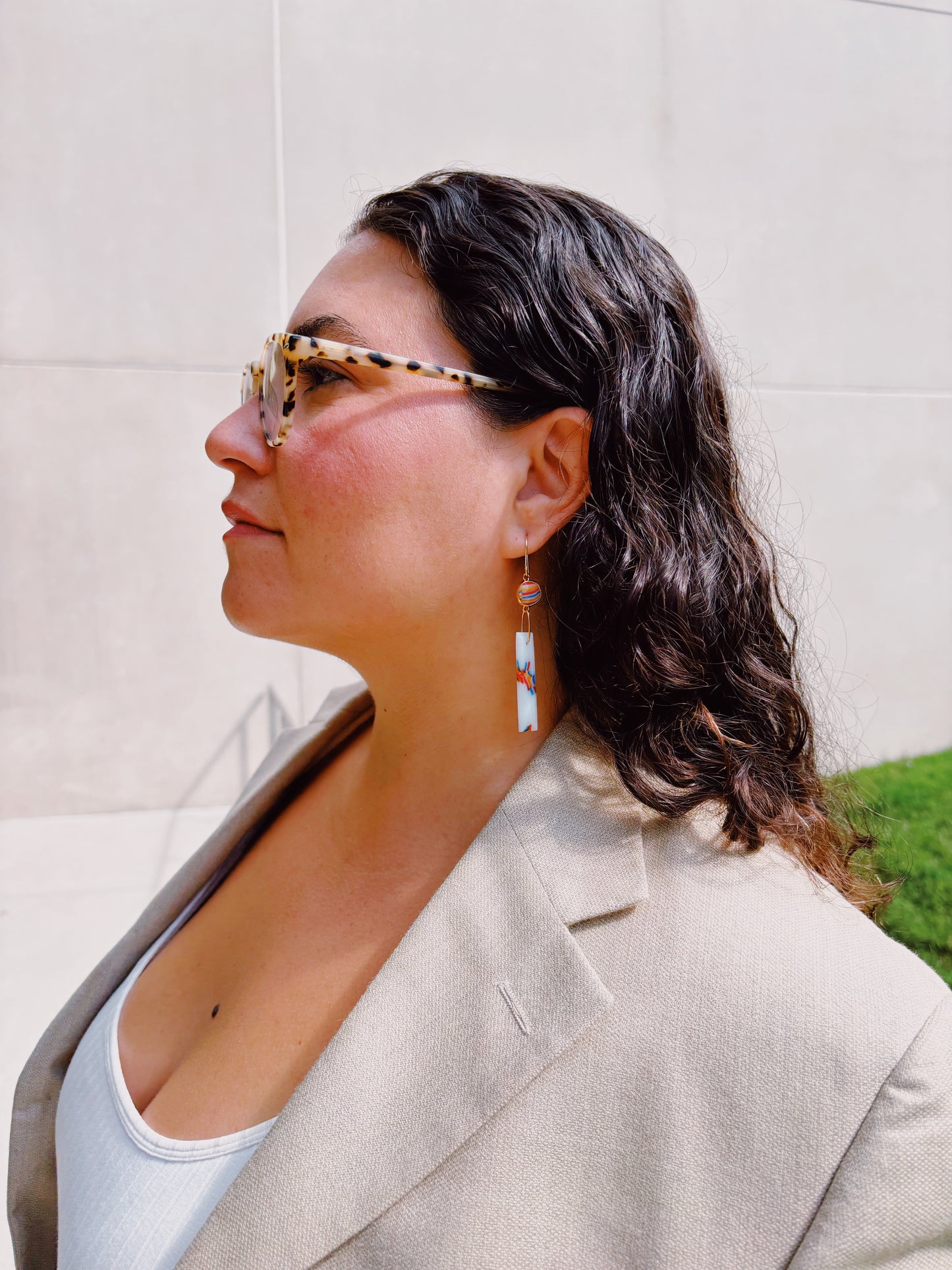 OOAK Space Specimen Earrings 03