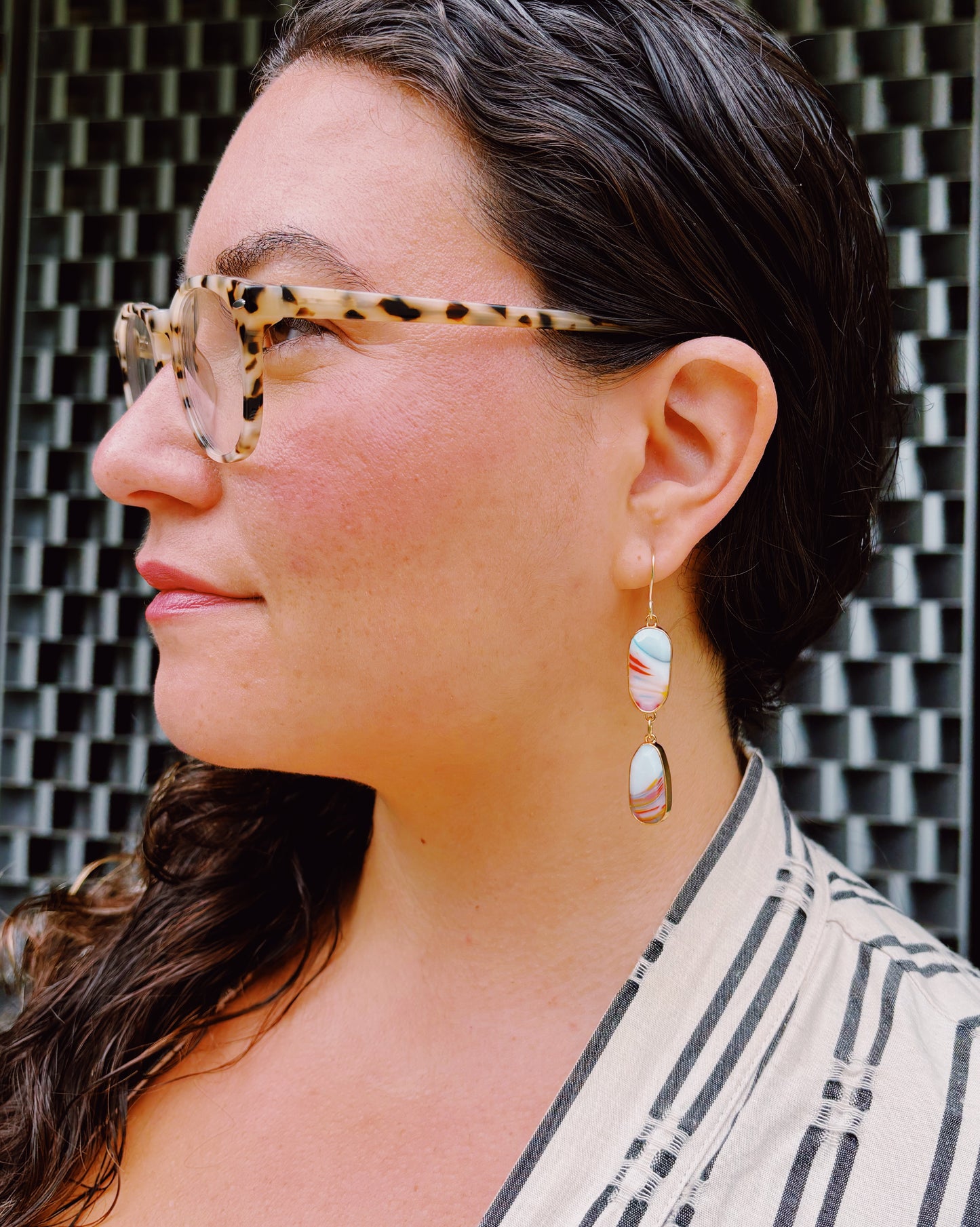 OOAK Space Specimen Earrings 05