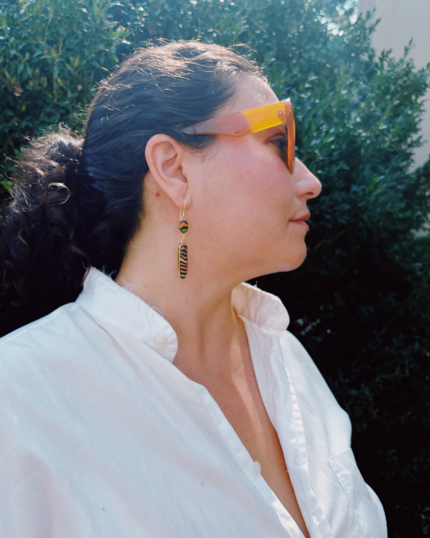 OOAK Space Specimen Earrings 06