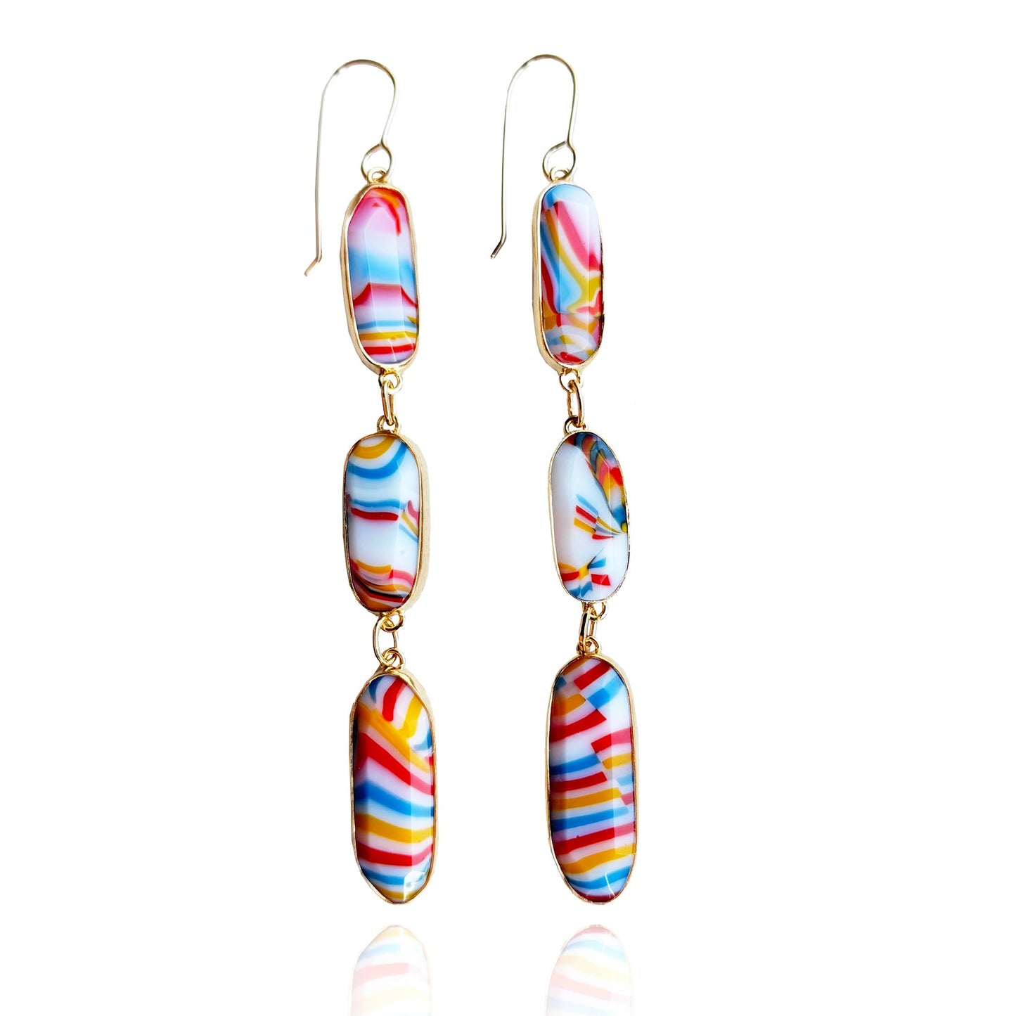 OOAK Space Specimen Earrings 01