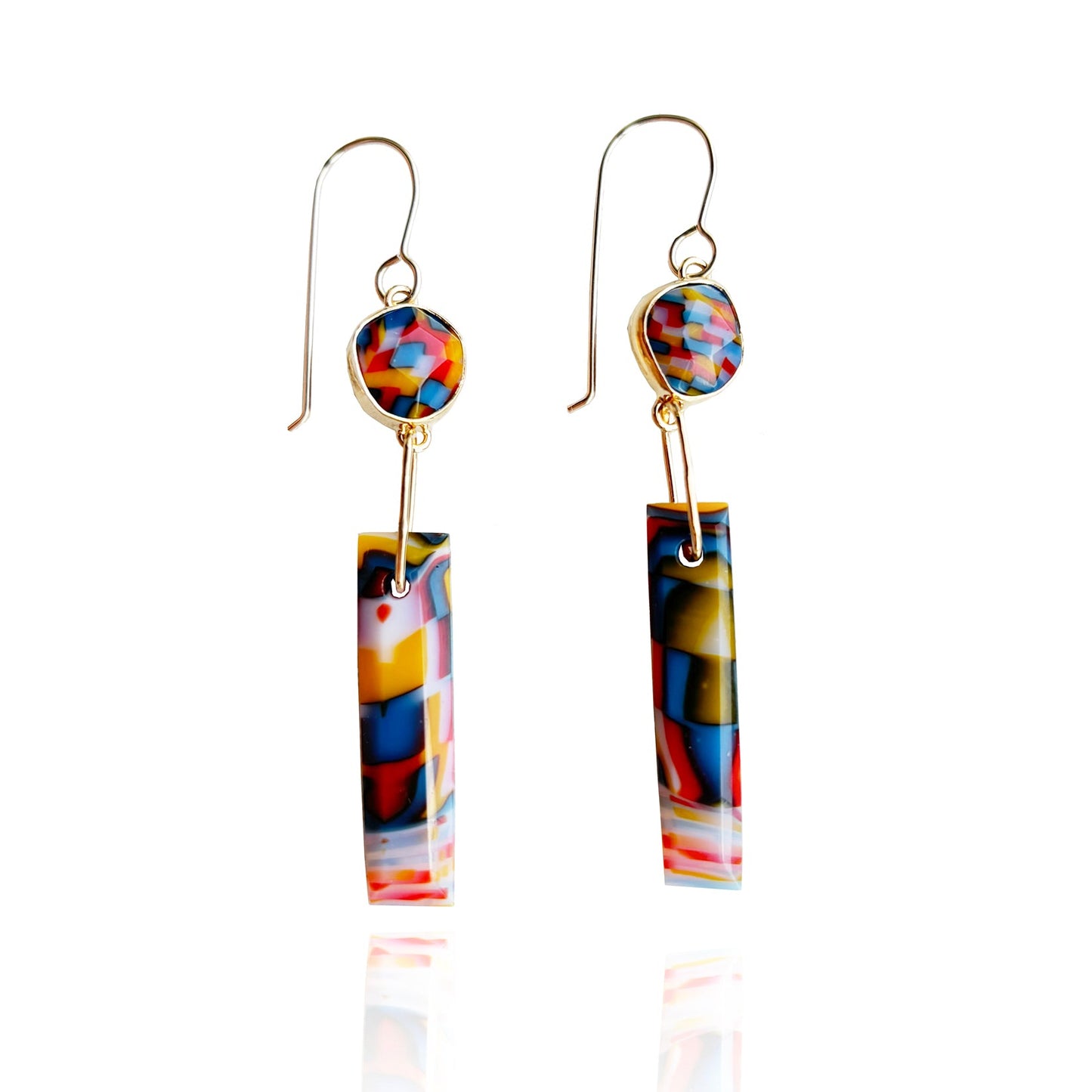 OOAK Space Specimen Earrings 04