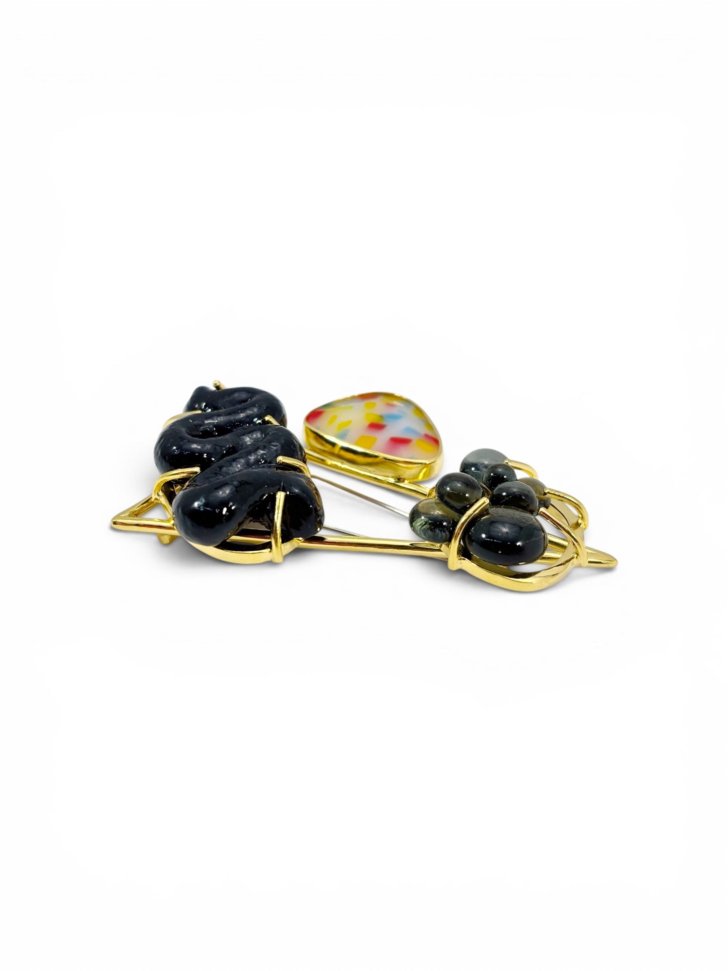 Space Slime, Space Slime and Crystal Growth Brooch 01