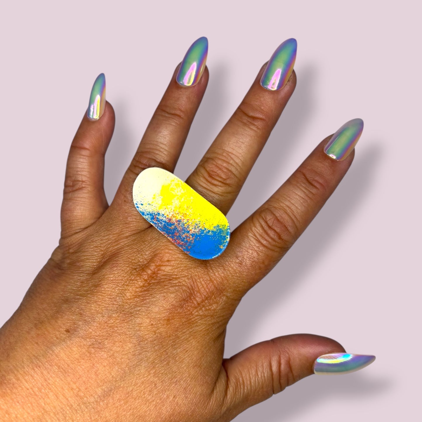 Vivid Ellipse Satellite Ring