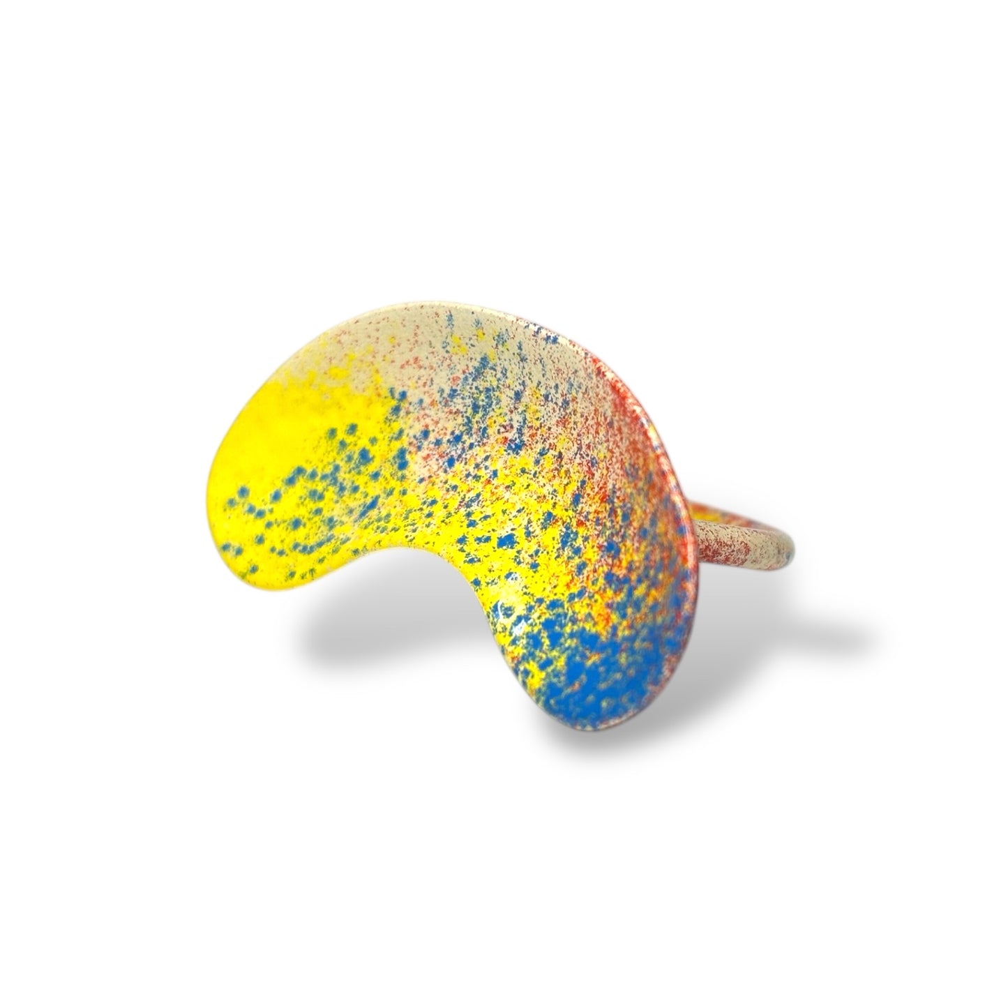 Vivid Bent Ellipse Satellite Ring