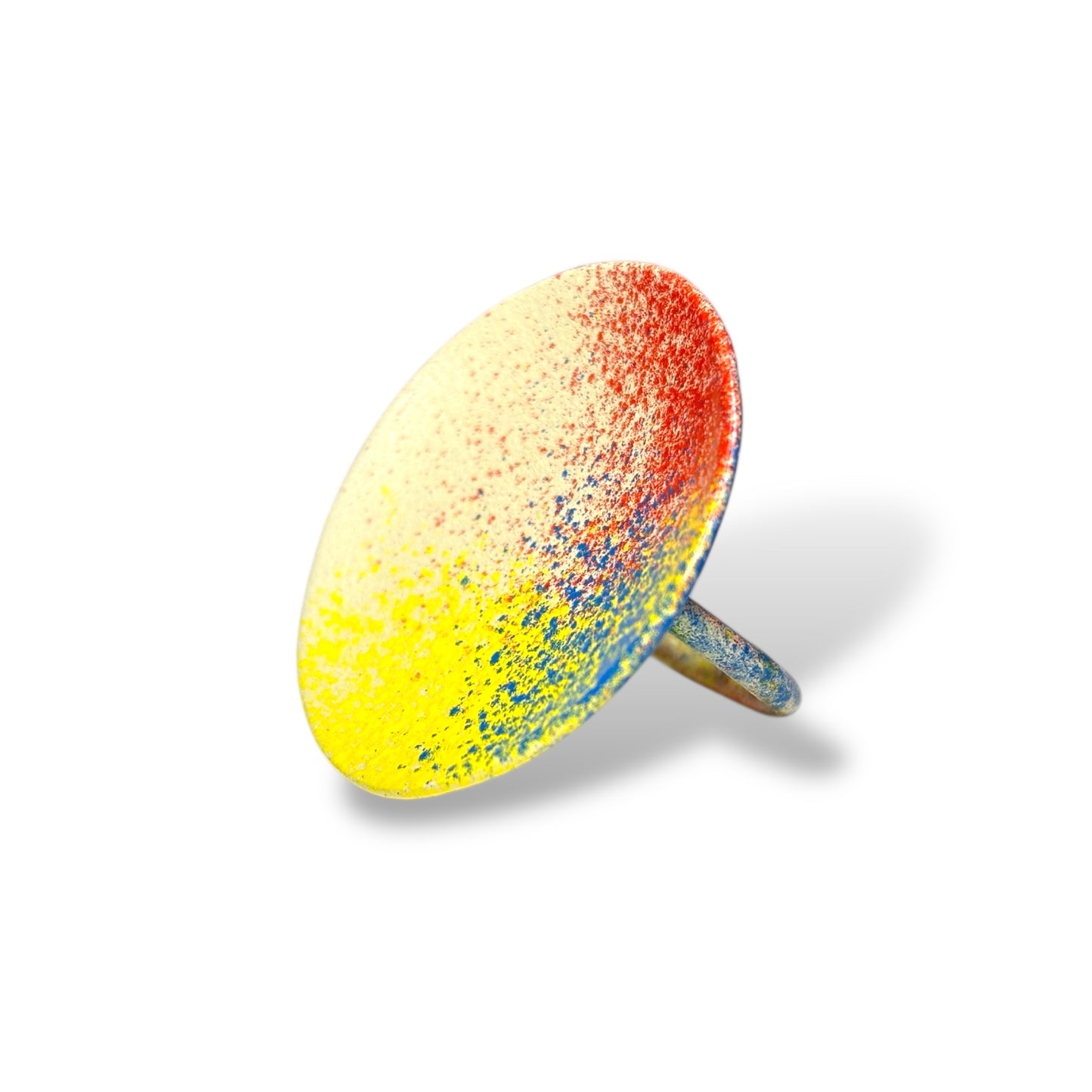 Vivid Round Satellite Ring