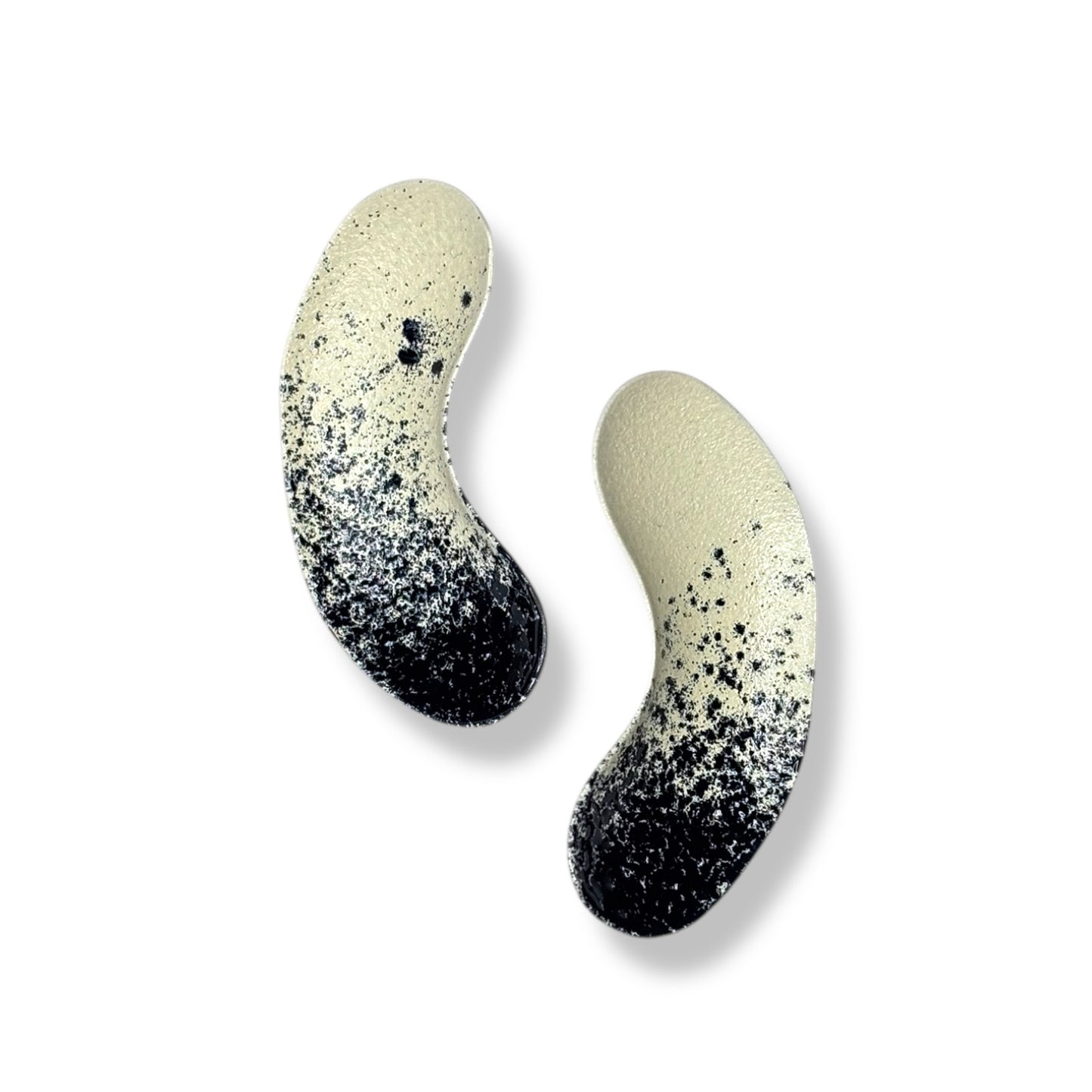 Void Bent Ellipse Satellite Earrings