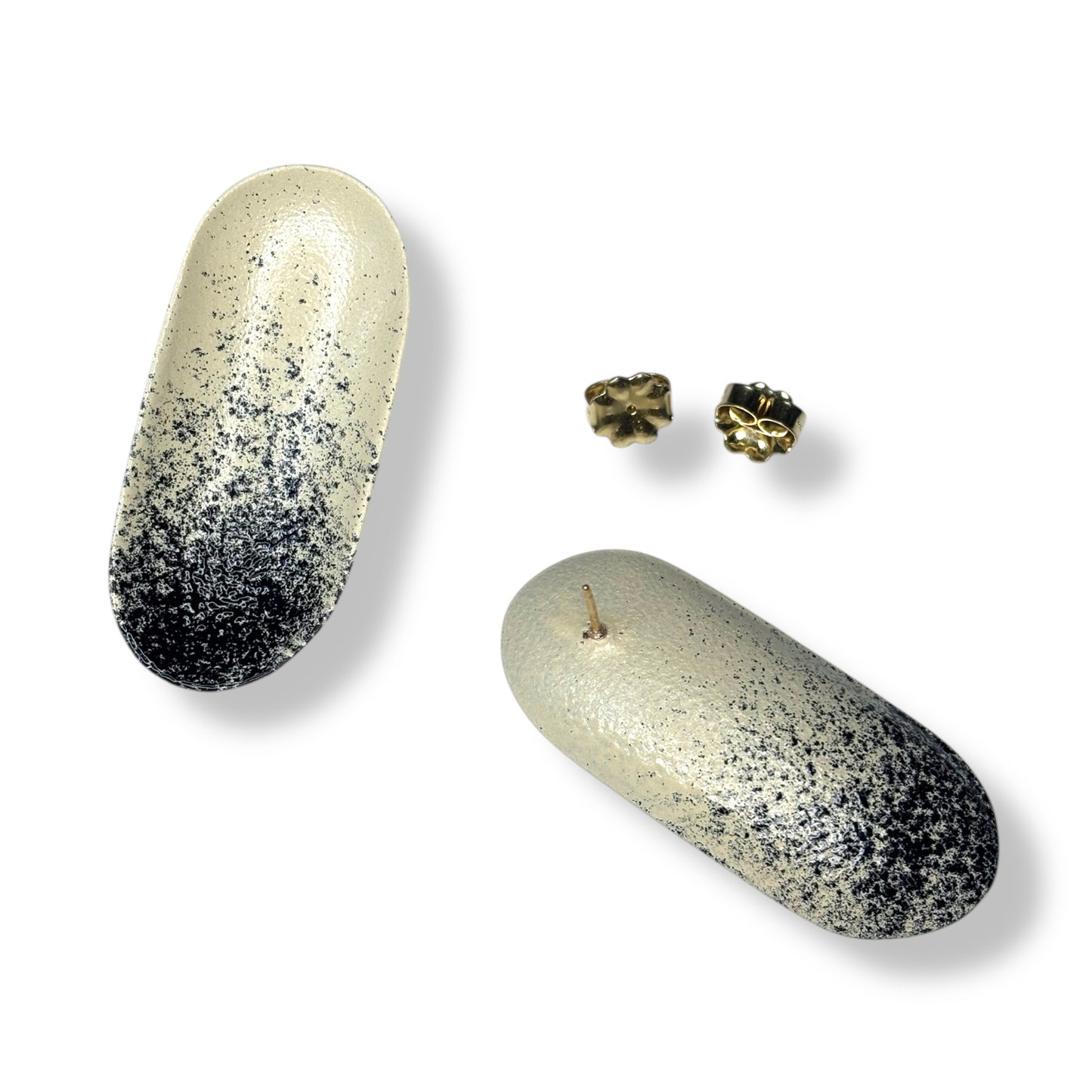 Void Ellipse Satellite Earrings