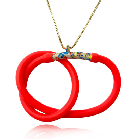 Red Loop Necklace