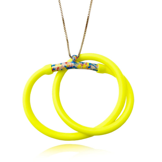 Yellow Loop Necklace